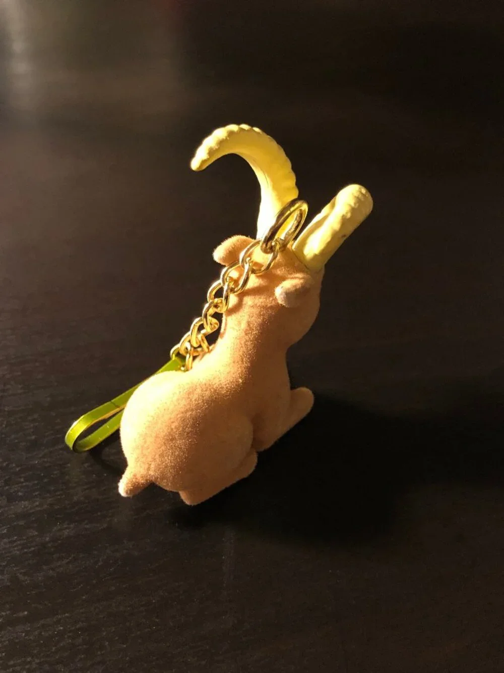 Ibex Mountain Goat Keychain Mini Figurine